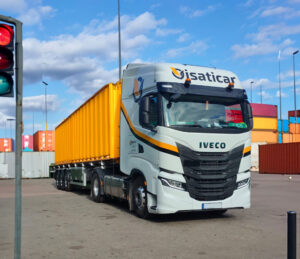 transporte de contenedores marítimos por carretera
